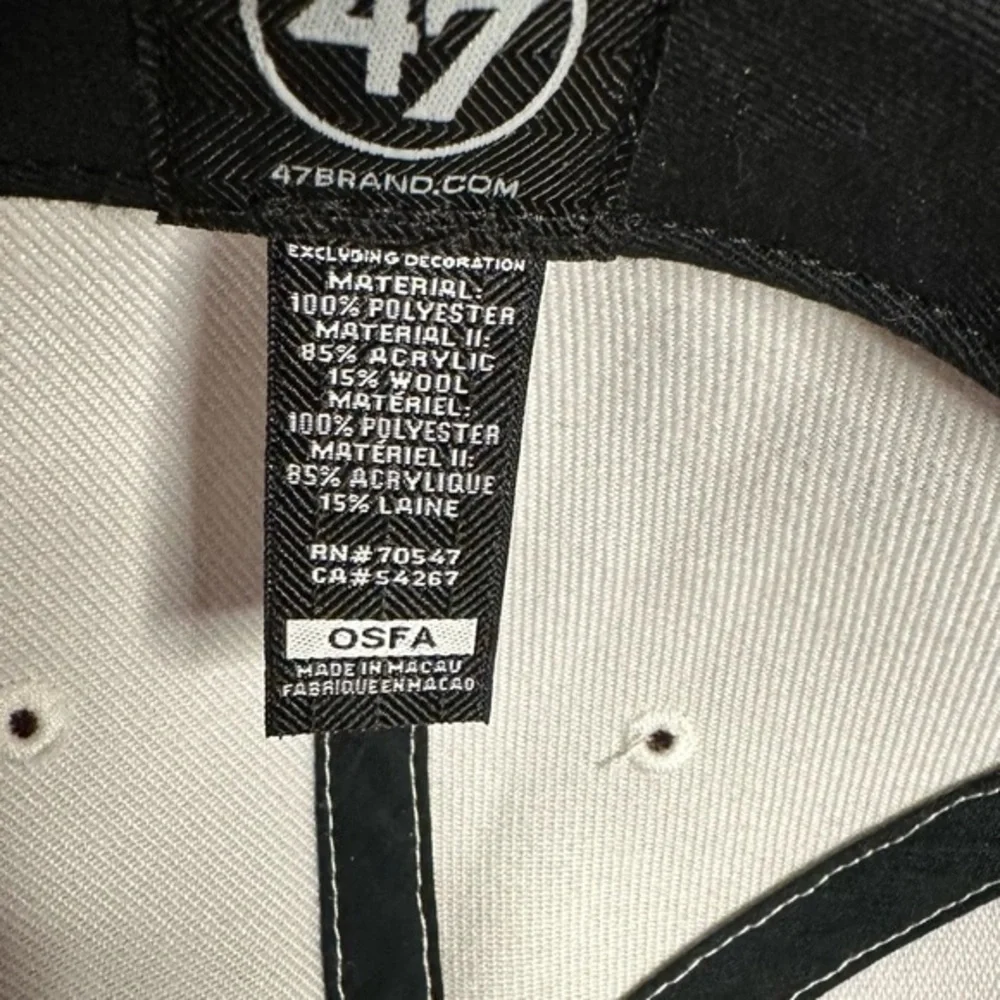 47‎ Brand University of Pittsburgh white hat